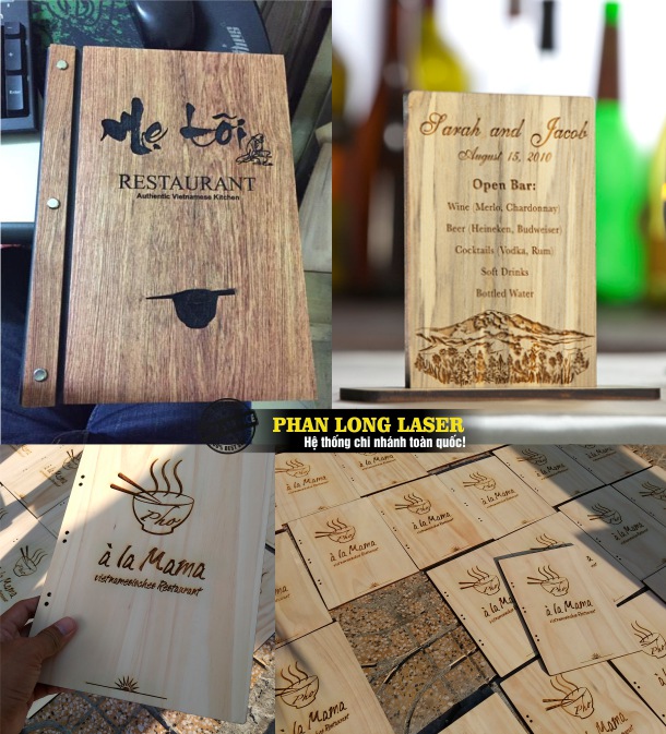 Cơ sở làm menu bằng gỗ theo yêu cầu giá lẻ lấy ngay, lấy liền tại Sài Gòn, Đà Nẵng, Hà Nội và Cần Thơ