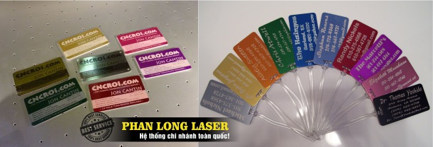 Địa chỉ Xưởng In Khắc Laser theo yêu cầu lên nhựa
